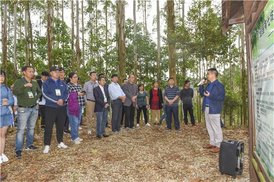 全国80多名林业与草原土壤专家在七坡林场考察
