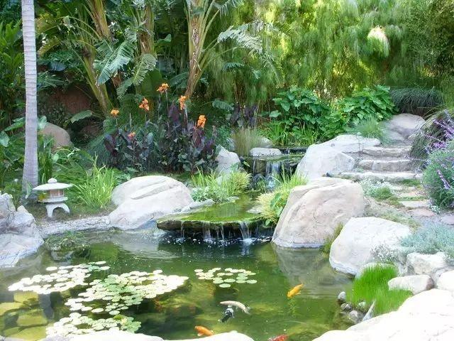庭院设计：与自然融为一体庭院的花园庭院