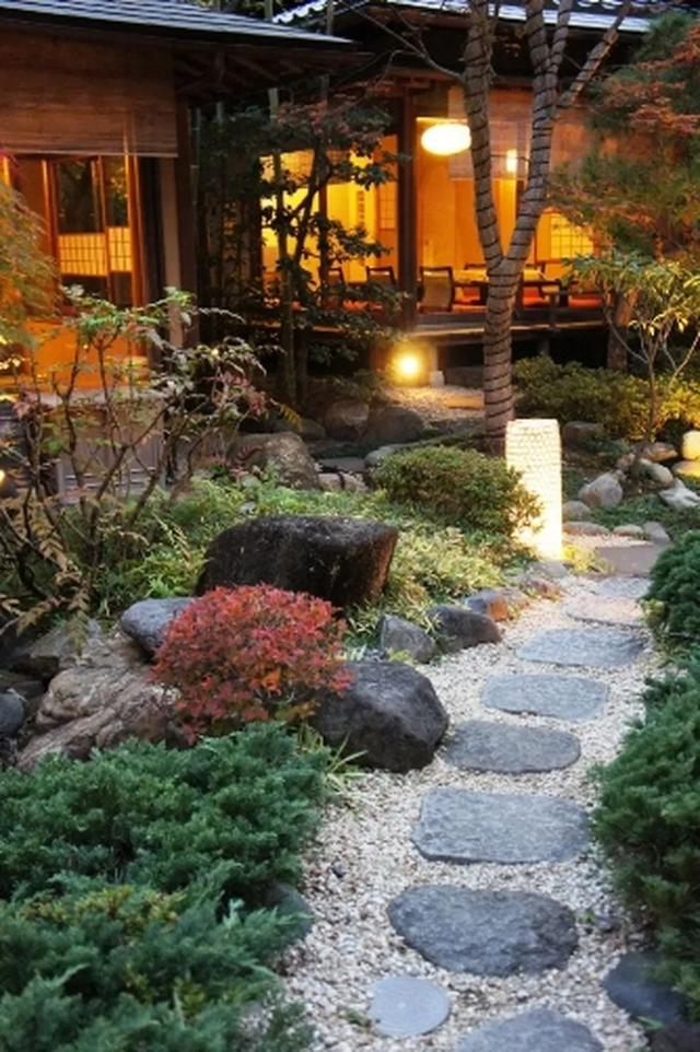 红枫庭院，太美了