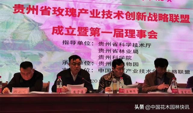 发展玫瑰产业助力精准脱贫 贵州玫瑰产业技术创新战略联盟成立
