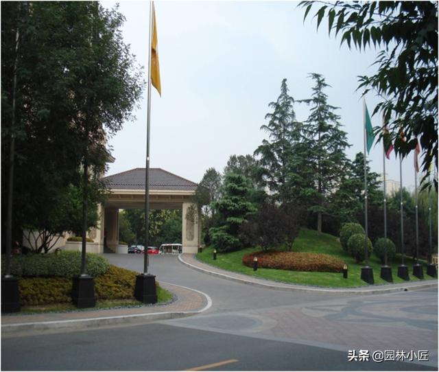 建筑大门环境植物景观设计，精彩案例