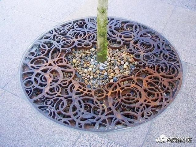 分享几种漂亮又实用的树穴处理方式，你不可错过