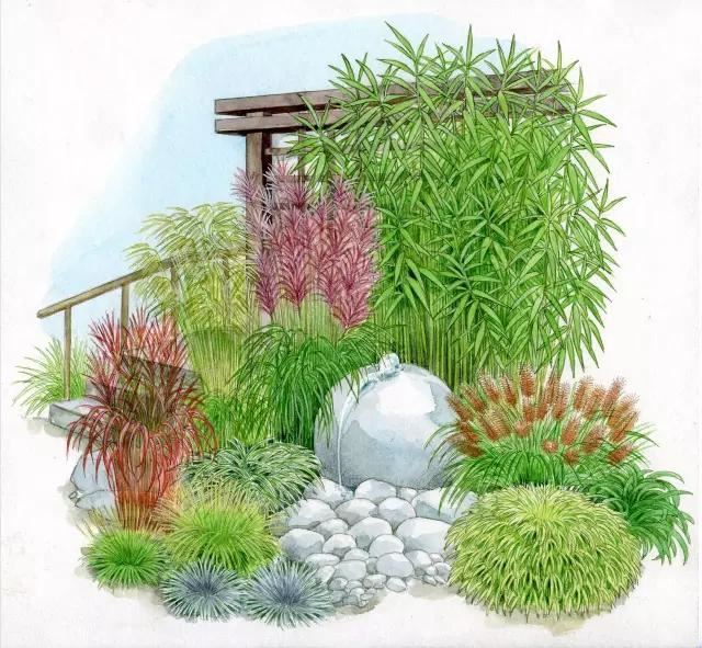 花境设计：36款花境设计平面图欣赏（建议收藏）