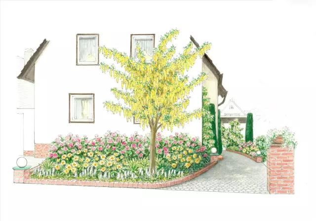 花境设计：36款花境设计平面图欣赏（建议收藏）