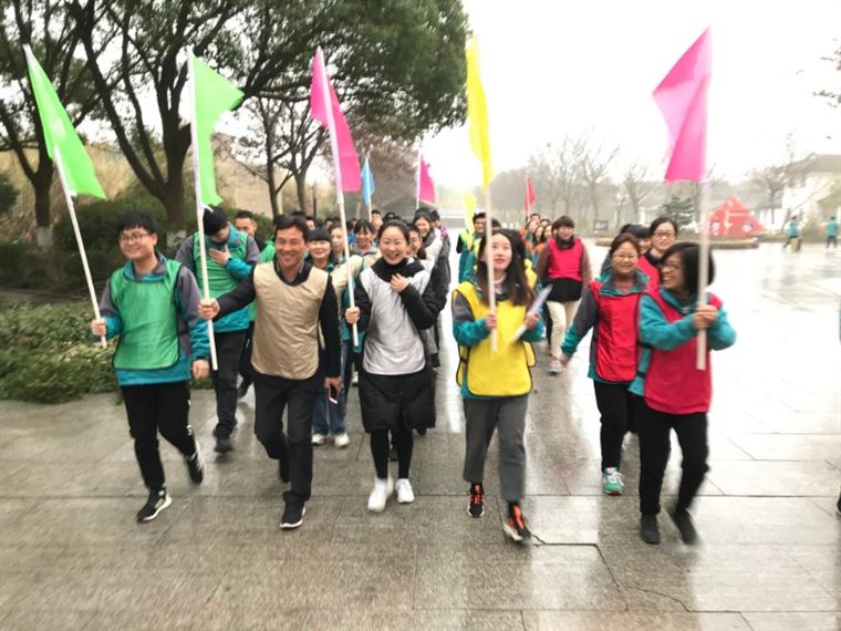 沙家浜国家湿地公园举办“我运动、我健康、我快乐”主题定向赛