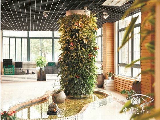 改良型种植毯植物墙项目施工实践