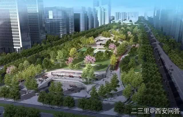 西安“幸福林带”，已进入主体建设，春季开始绿化