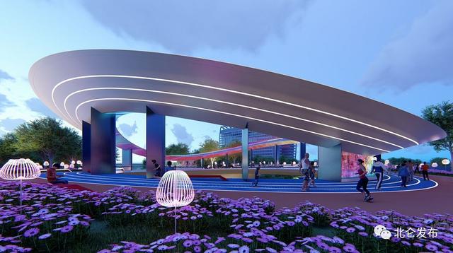 投资1.8亿！北仑长江路上将建造一座人行绿廊天桥