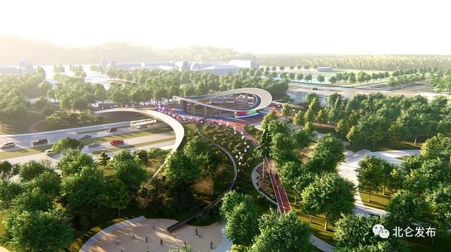投资1.8亿！北仑长江路上将建造一座人行绿廊天桥