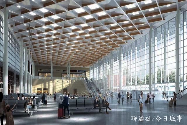 山东聊城：郑济高铁茌平南站效果图出炉，沿线先行用地征迁推进中