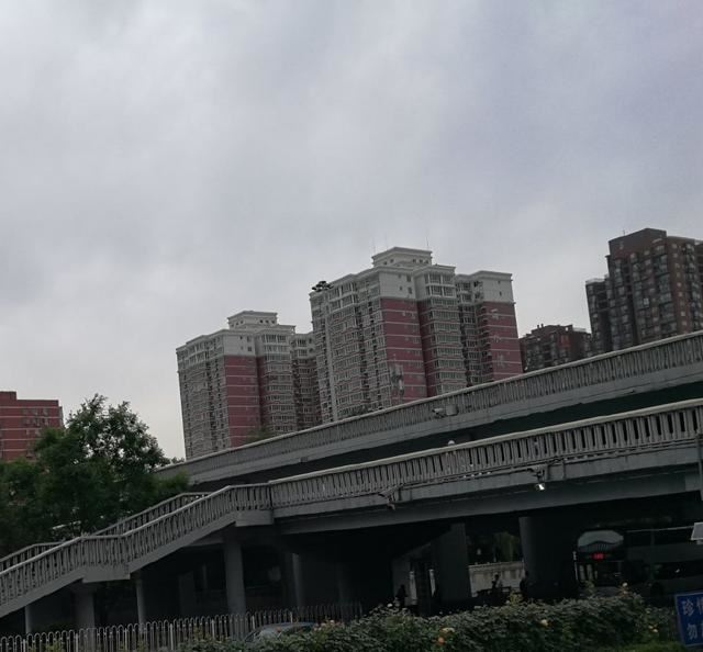 北京老崇文区南护城河一带不同于老北京风格：高楼林立绿化充分