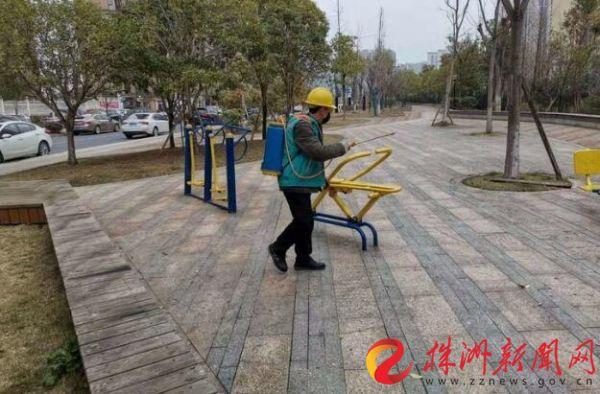 荷塘区园林绿化中心倾心战“疫”，织好生命安全防护网
