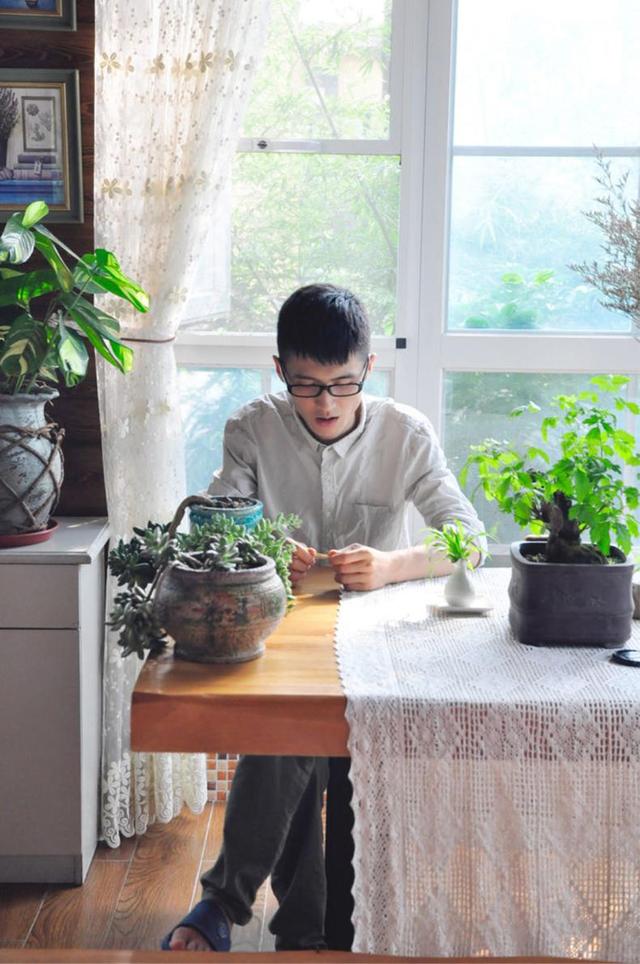 不用花钱就可以培植出各种形状的青苔盆景