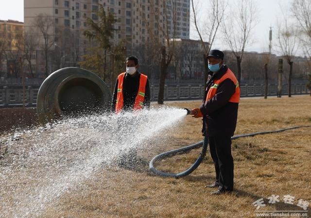 清水县住建局：美化城市环境 提高城市文明程度