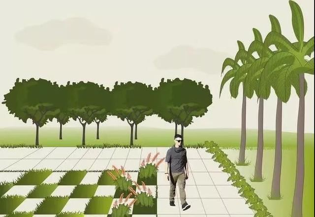 空间规划跟树木布局