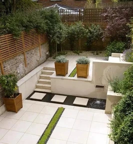 庭院有高差，更有景观层次感