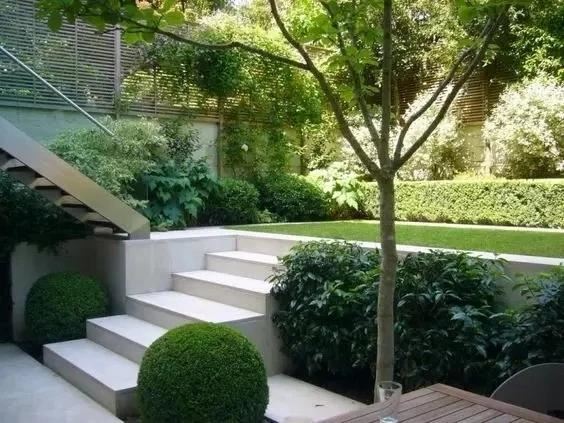 庭院有高差，更有景观层次感