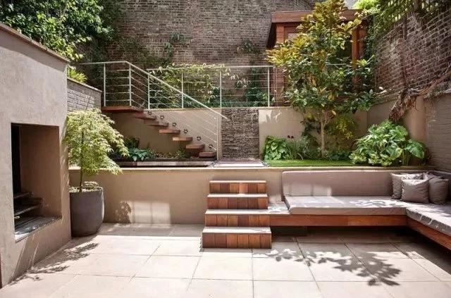 庭院有高差，更有景观层次感