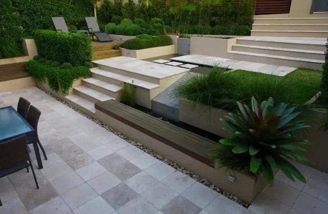 庭院有高差，更有景观层次感