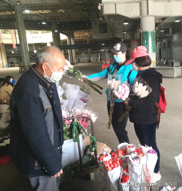 亚洲最大鲜切花交易市场恢复交易，登记进场花商花农不足3千人