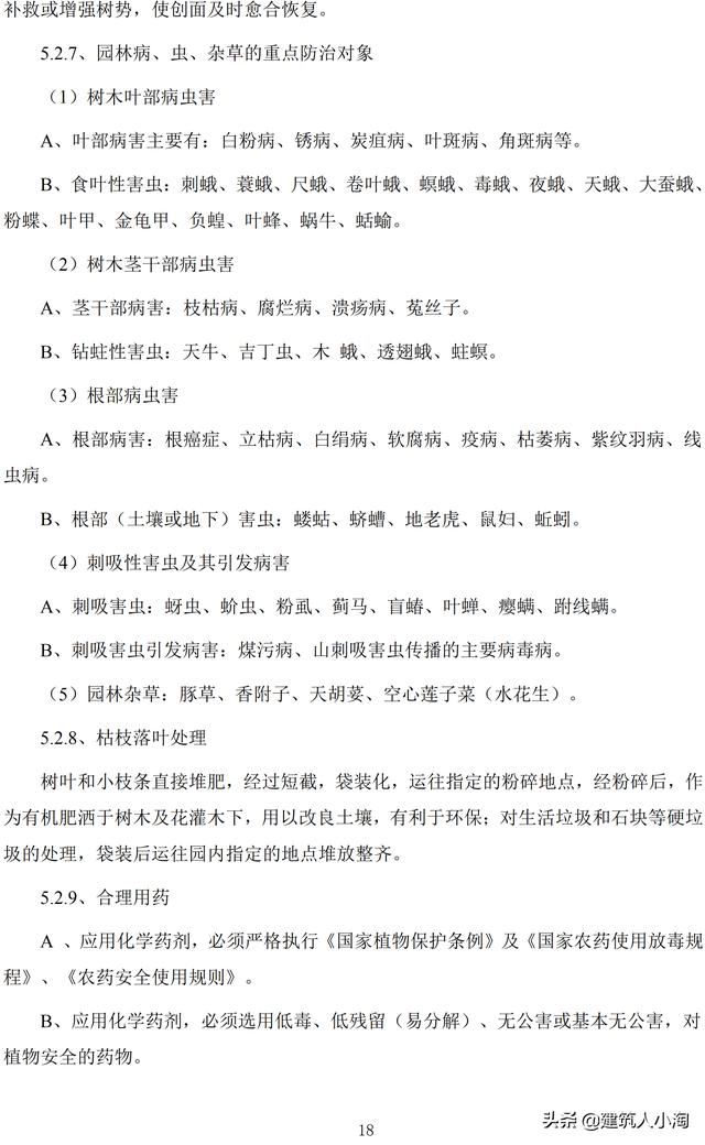 道路绿化工程施工方案(中建)