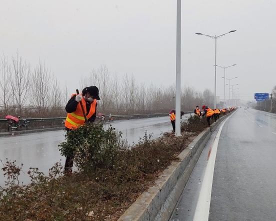 邯郸市复兴区【养护处】助力园博会，打响春季交通绿化第一枪