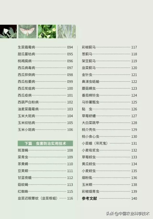 常见作物主要病虫害防治实用技术手册