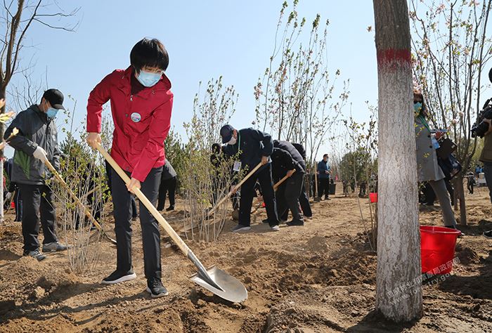2020年共和国部长义务植树活动在京举行