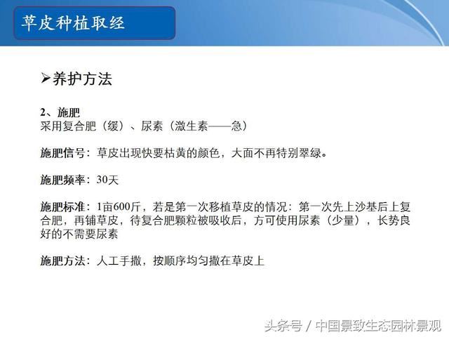 园林绿化景观草皮种植总结篇