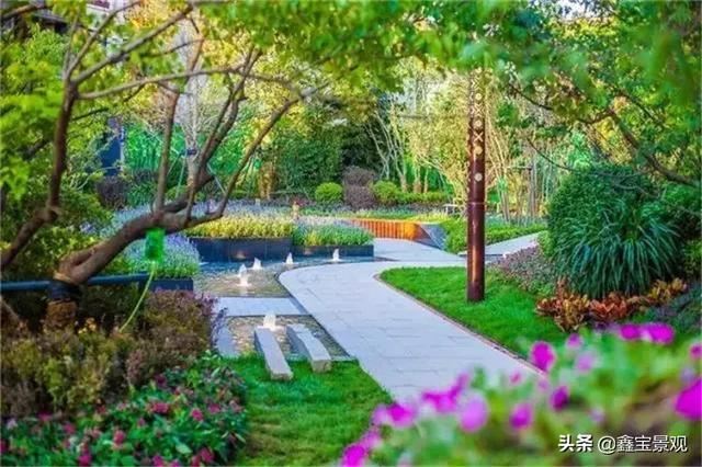 庭院景观设计—花镜是私家花园最美的景观
