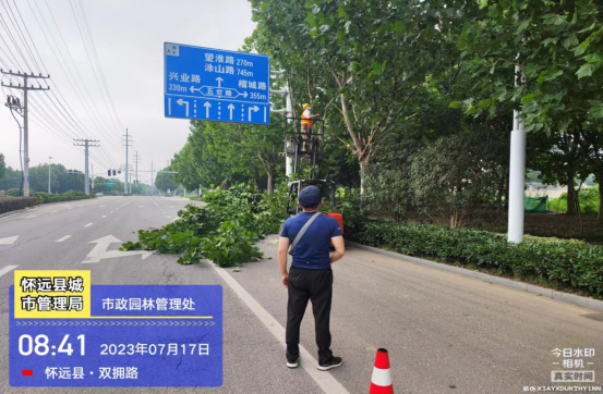 绿化景观改造提升，怀远城市面貌进一步优化