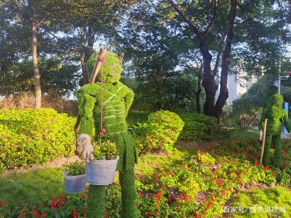 佛山新城滨河景观带，绿色连珠，就是一座森林城市