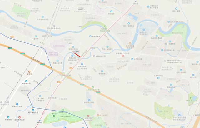 新都区三河街道园香路延伸线建设工程，终点接蓉都大道