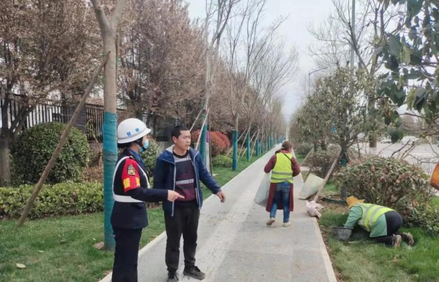 航天基地城管局：加大巡查力度 优化绿化管养