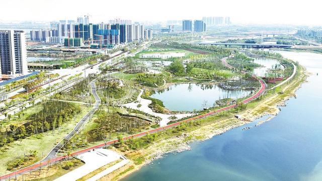 三台河绿化景观工程交付使用