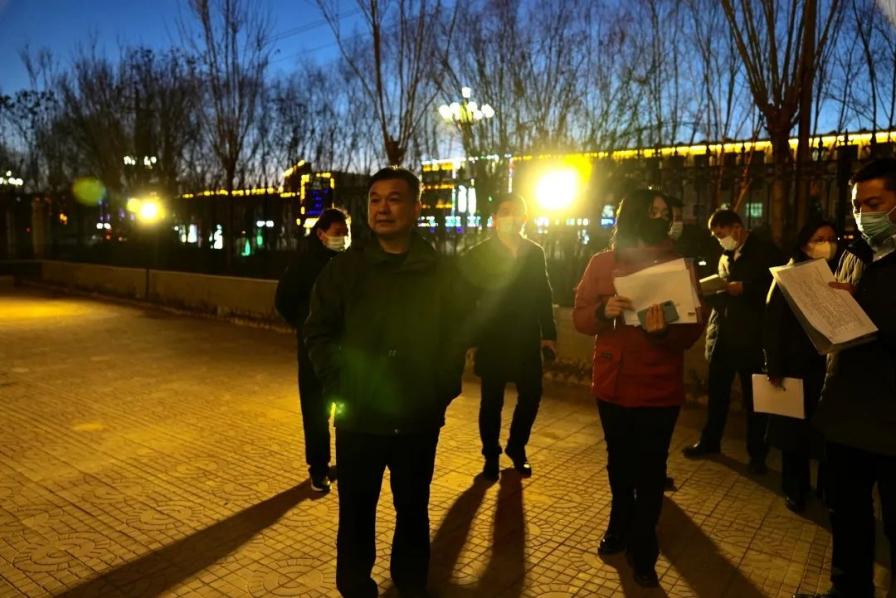 夜间观摩会！现场看绿化美化亮化