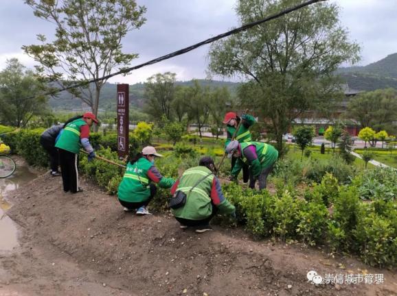 园林绿化整治不停步 城市景观形象再提升