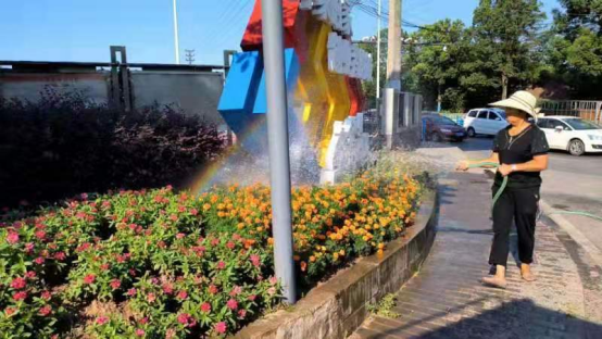 重庆高新区石板镇：做好夏季绿化管护 扮靓场镇景观“颜值”