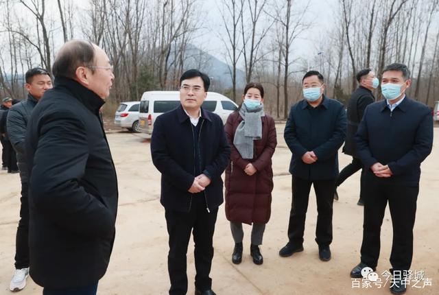 驿城区委书记毕启民调研园林绿化和重点项目建设工作