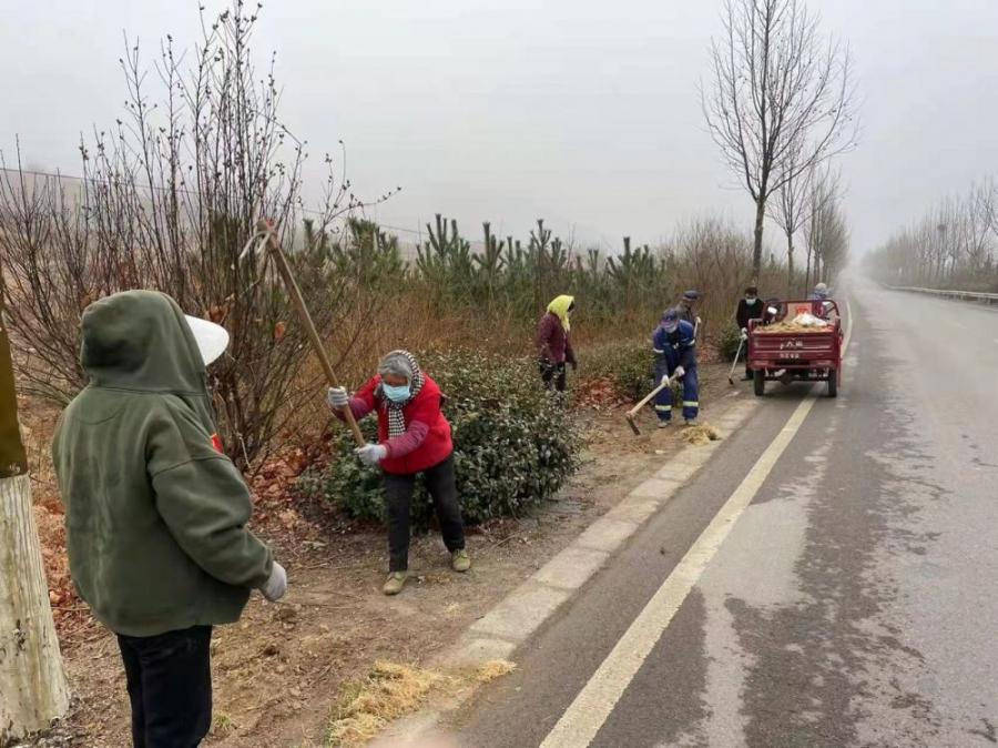 安丘市柘山镇：开展春季绿化，扎实推进“绿满乡村”行动