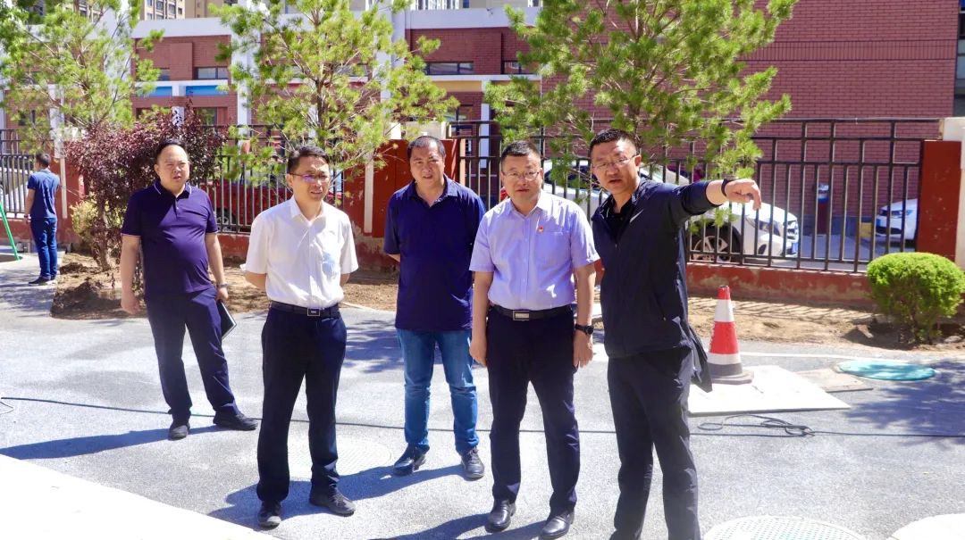 玉泉区主要领导督导调研园林绿化工作