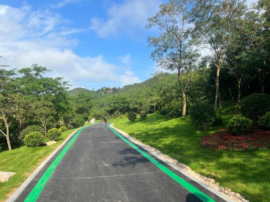 小山路变身美丽景观道！市北浮山防火通道（绿道）改造提升项目整体工程已完成过半