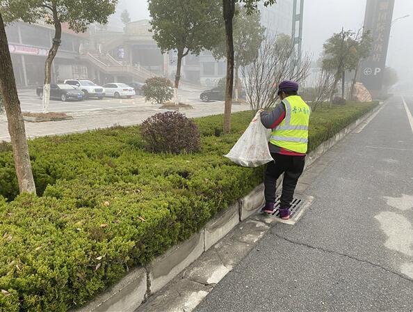 新春走基层 新年不打烊 园林工人坚守一线