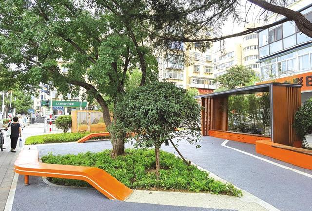 芝罘区再添一处口袋公园，东关南街口袋公园已于6月底完工正式开放