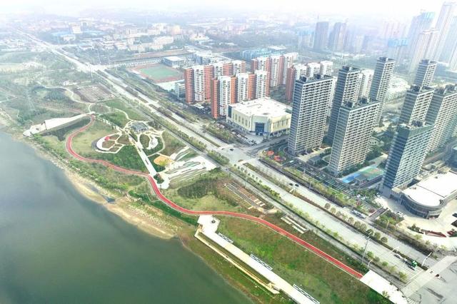 黄冈市三台河绿化景观工程交付使用