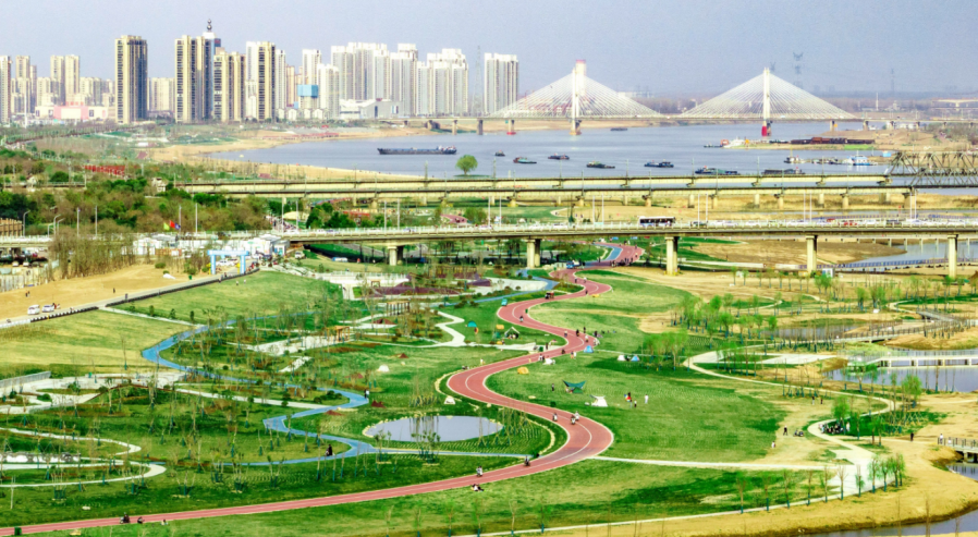 城市绿化 造福市民|蚌埠市“靓淮河”工程扮靓岸边风景