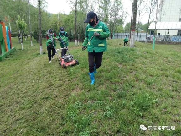 园林绿化整治不停步 城市景观形象再提升