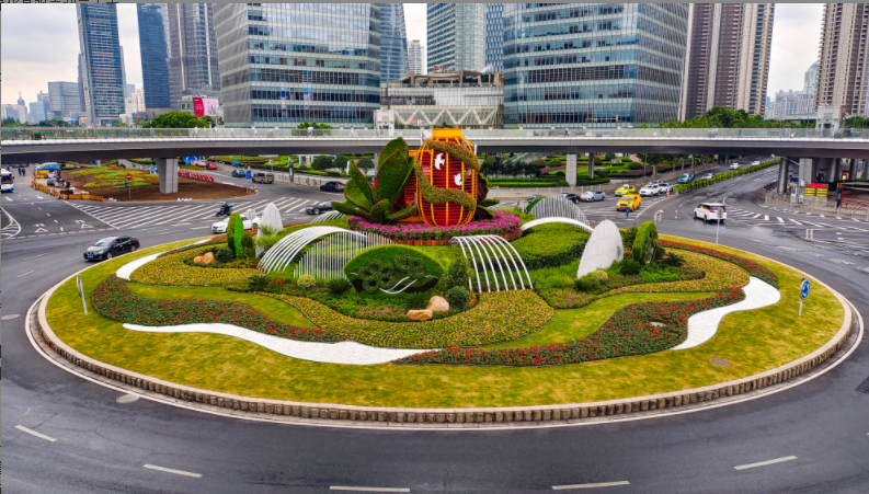 浦东大力推进绿化彩化和精细化养护工作 浦东大力推进绿化彩化和精细化养护工作