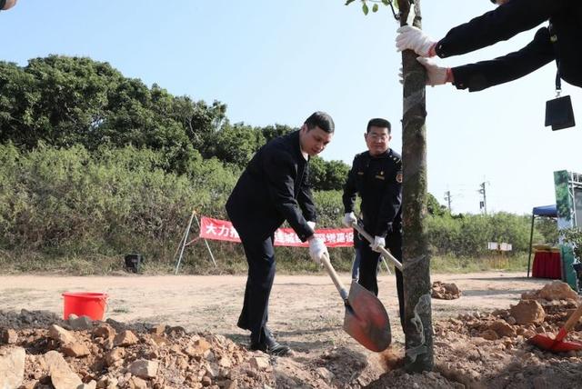 春风吹出满眼绿，公明街道开展2023年全民义务植树暨林长植树活动