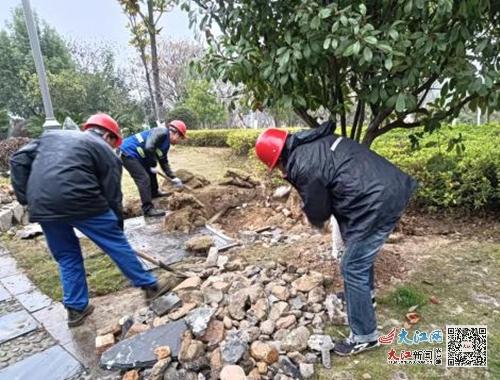 宜春市园林事务中心：满园春色美 绿化养护忙（图）